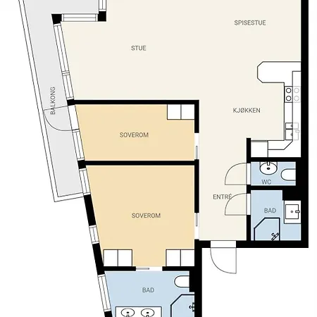 דירה Heimby - Center Corner